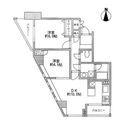 日本大学医学部賃貸マンション・2LDK