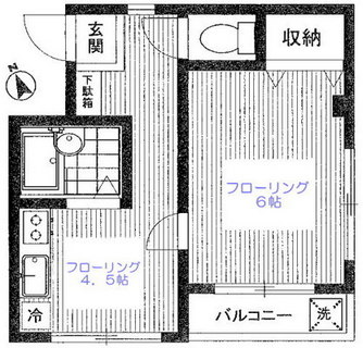 東京都板橋区常盤台３丁目 賃貸マンション 1K