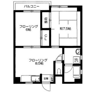 東京都板橋区東新町２丁目 賃貸マンション 2DK