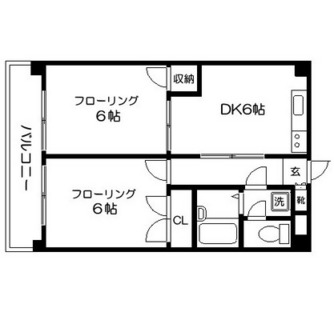 東京都板橋区熊野町 賃貸マンション 2DK