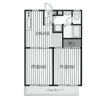 東京都板橋区双葉町 賃貸マンション 2DK