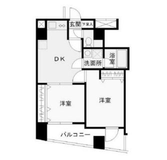 東京都板橋区板橋２丁目 賃貸マンション 2DK