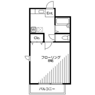 東京都板橋区常盤台２丁目 賃貸アパート 1K