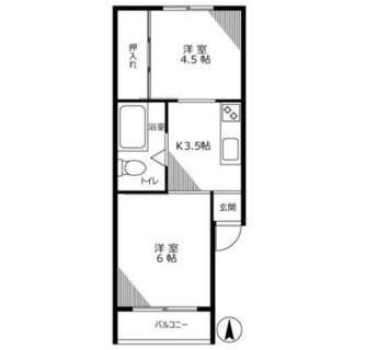 東京都板橋区南常盤台２丁目 賃貸マンション 2K