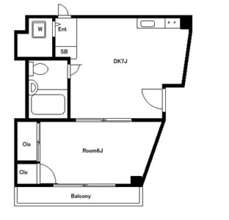 東京都板橋区東新町１丁目 賃貸マンション 1DK