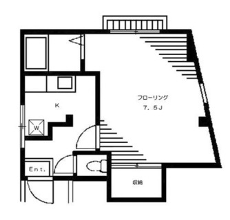 東京都板橋区常盤台３丁目 賃貸マンション 1K