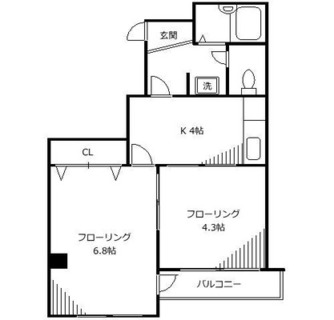 東京都板橋区大山町 賃貸マンション 2K