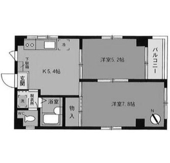 東京都板橋区南常盤台１丁目 賃貸マンション 2K