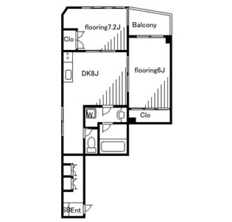 東京都板橋区大山西町 賃貸マンション 2DK