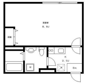 東京都板橋区常盤台４丁目 賃貸マンション 1K