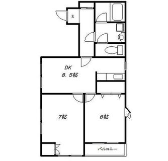 東京都板橋区大山東町 賃貸マンション 2DK