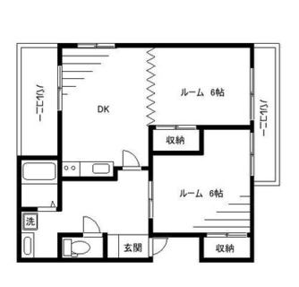 東京都板橋区栄町 賃貸マンション 2DK