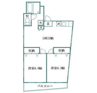 東京都板橋区栄町 賃貸マンション 2LDK