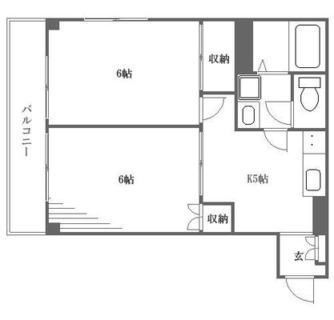 東京都板橋区大山西町 賃貸マンション 2K