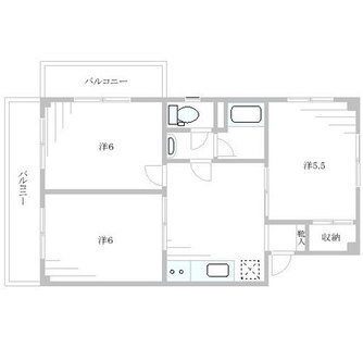 東京都板橋区熊野町 賃貸マンション 3DK